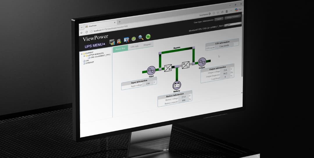 Centralized Software Monitoring Interface Screen